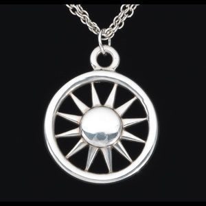 Tiffany & Co. Sun Pendant Necklace in Silver 925